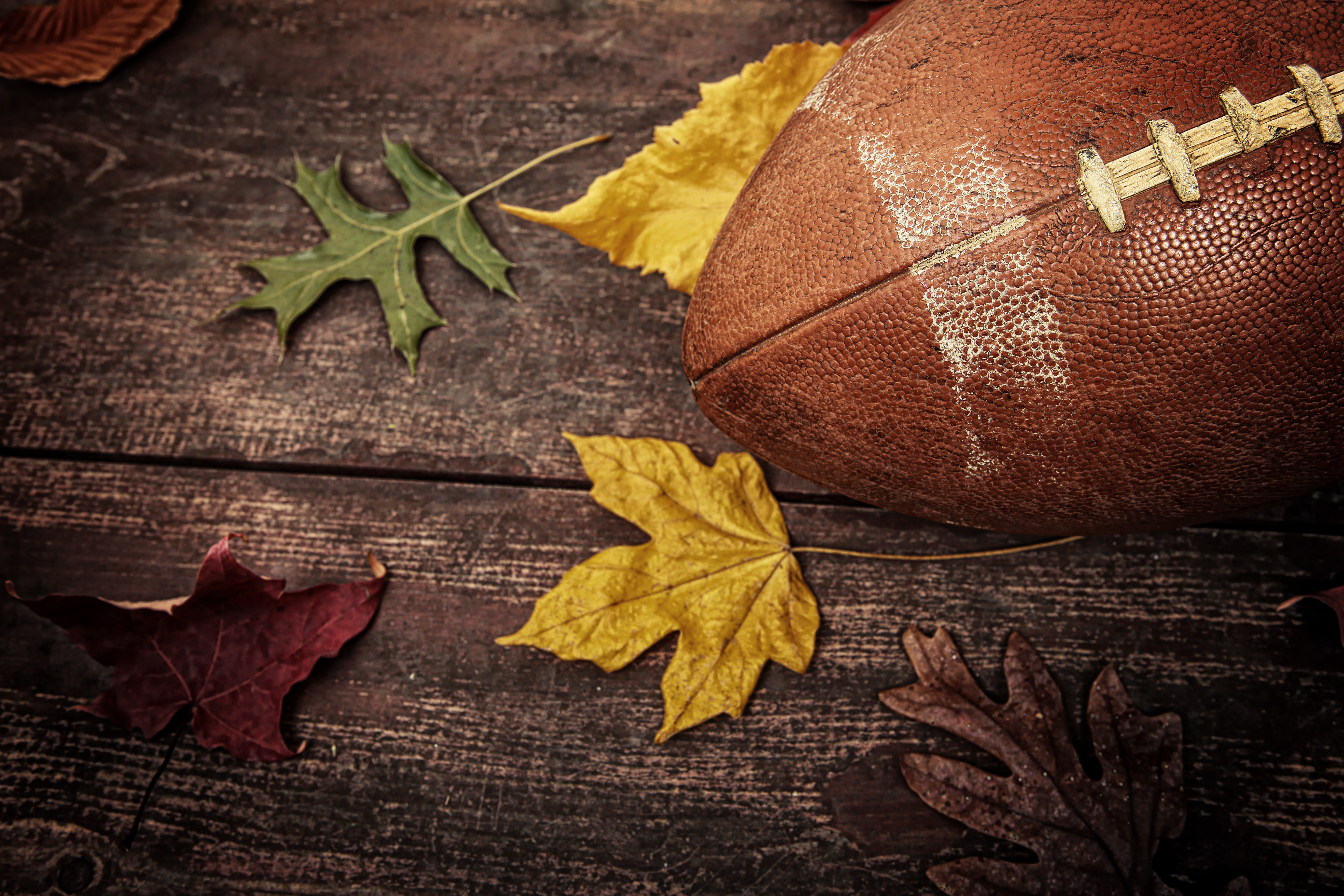 Football with Leaves