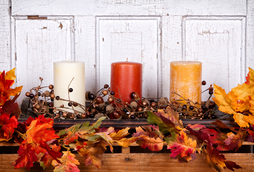 Autumn candles.