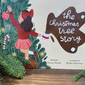 The Christmas Tree Story book cover.