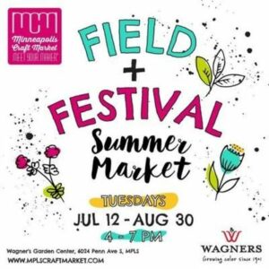 Field + Festival summer market poster.