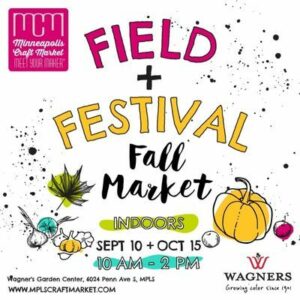 Field + Festival fall market poster.
