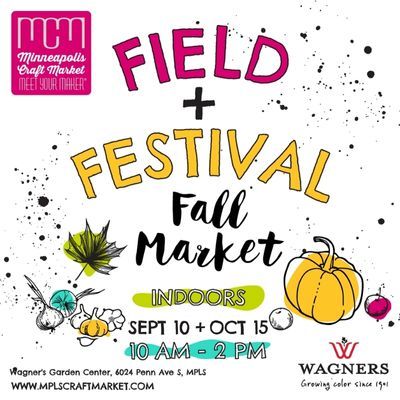 Field + Festival fall market poster.